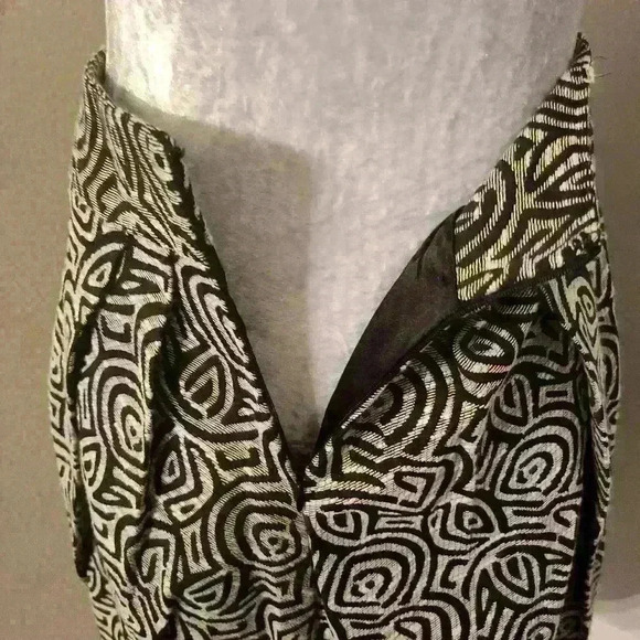 Eva Franco Blk & White Bubble Skirt Sz 8 - Picture 5 of 7